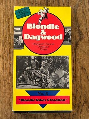 Blondie Takes A Vacation 1939 Movie VHS Penny Singleton Arthur Lake Comedy